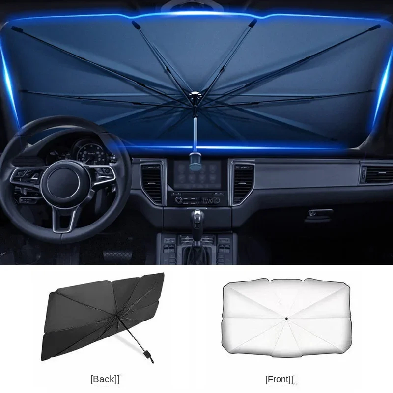 Multi Purpose Convenient Folda - Car Sunshade Windshield Umbrella Foldable 评论和价格