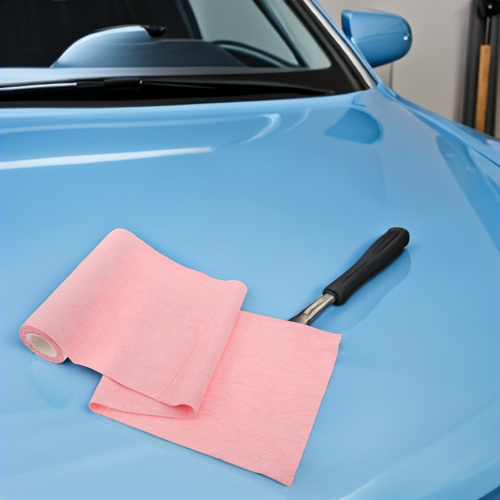 1 Roll Microfiber Cleaning Clo - Microfiber Car Drying Towel Super Absorbent 评论和价格