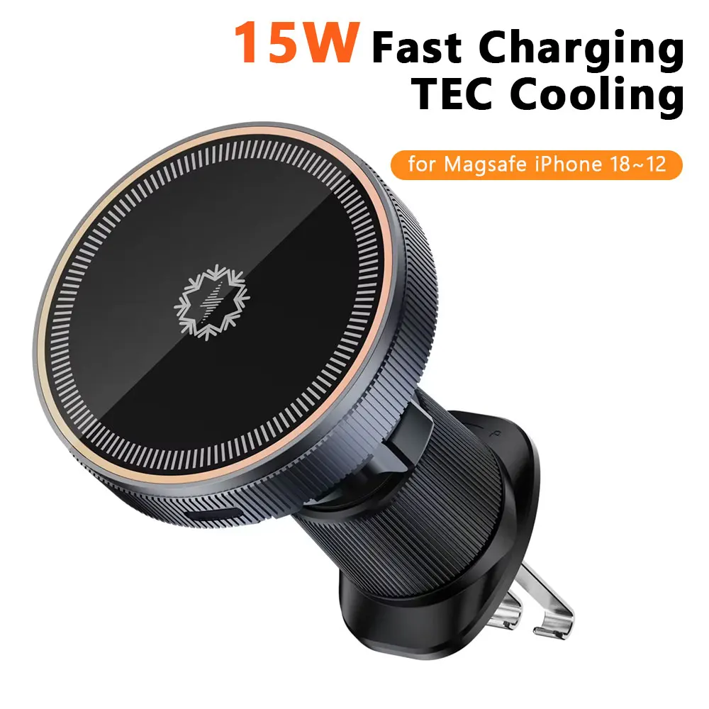 15W TEC Magnetic Wireless Car  - Magnetic Phone Holder For Car Vent 评论和价格