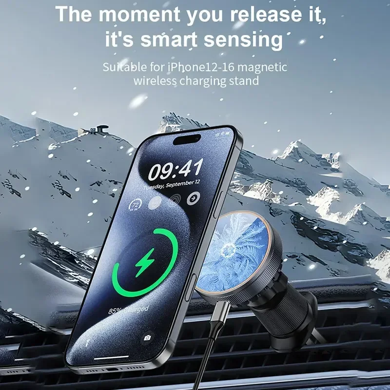 15W TEC Magnetic Wireless Car  - Magnetic Phone Holder For Car Vent 评论和价格