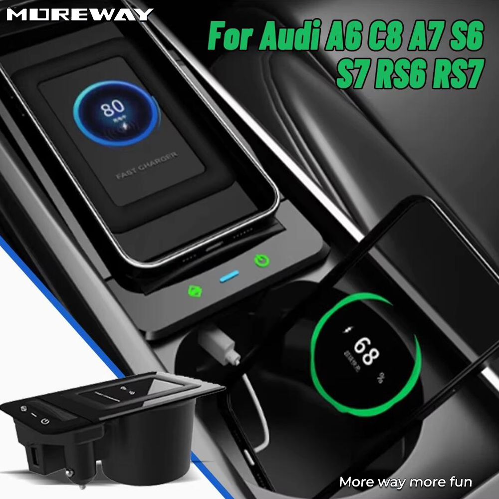 Moreway Phone Holder Mount Fas - Wireless Car Charger Mount Fast Charging 评论和价格