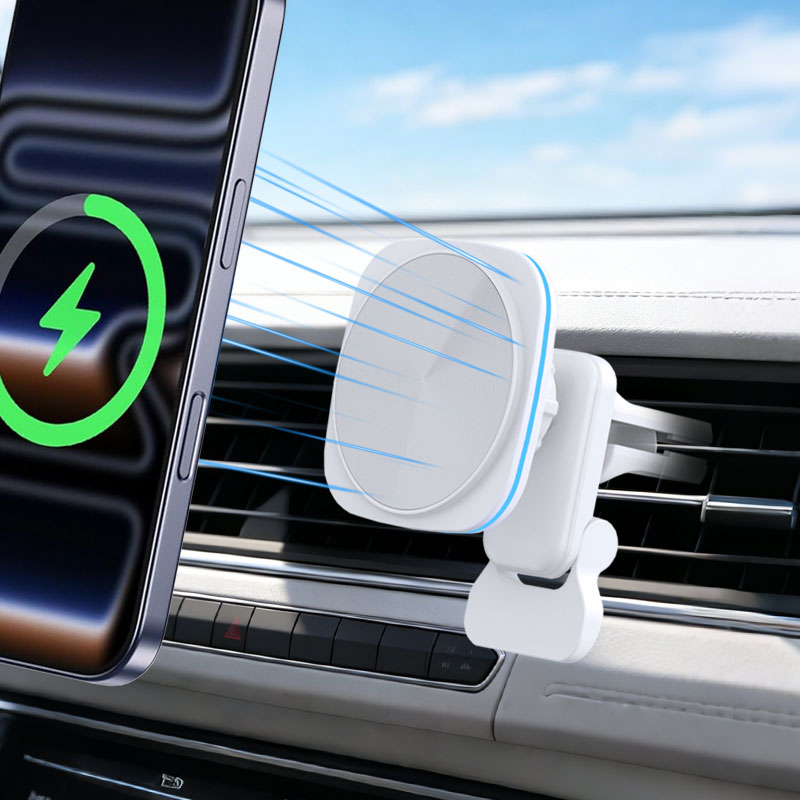 15W Magnetic Car Wireless Char - Wireless Car Charger Mount Fast Charging 评论和价格